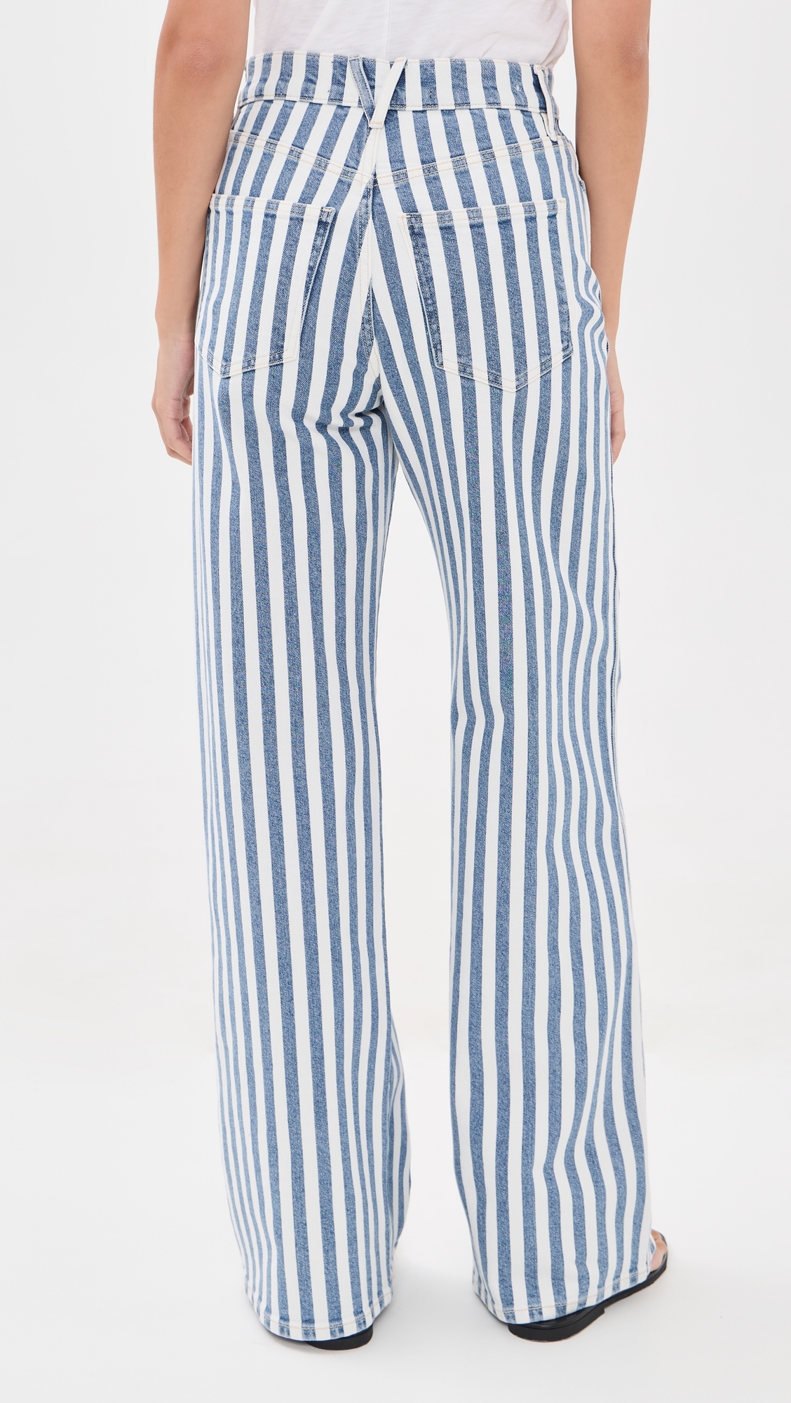 Taylor Striped Jeans saltwater stripe