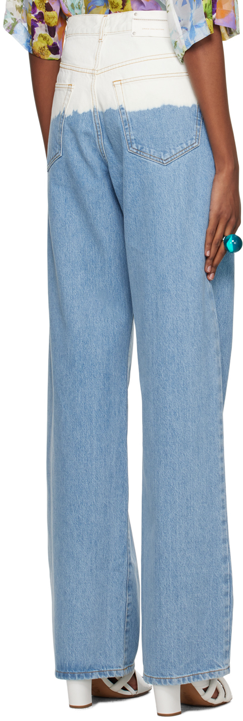 SSENSE Exclusive Blue Phaeton Denim Jeans