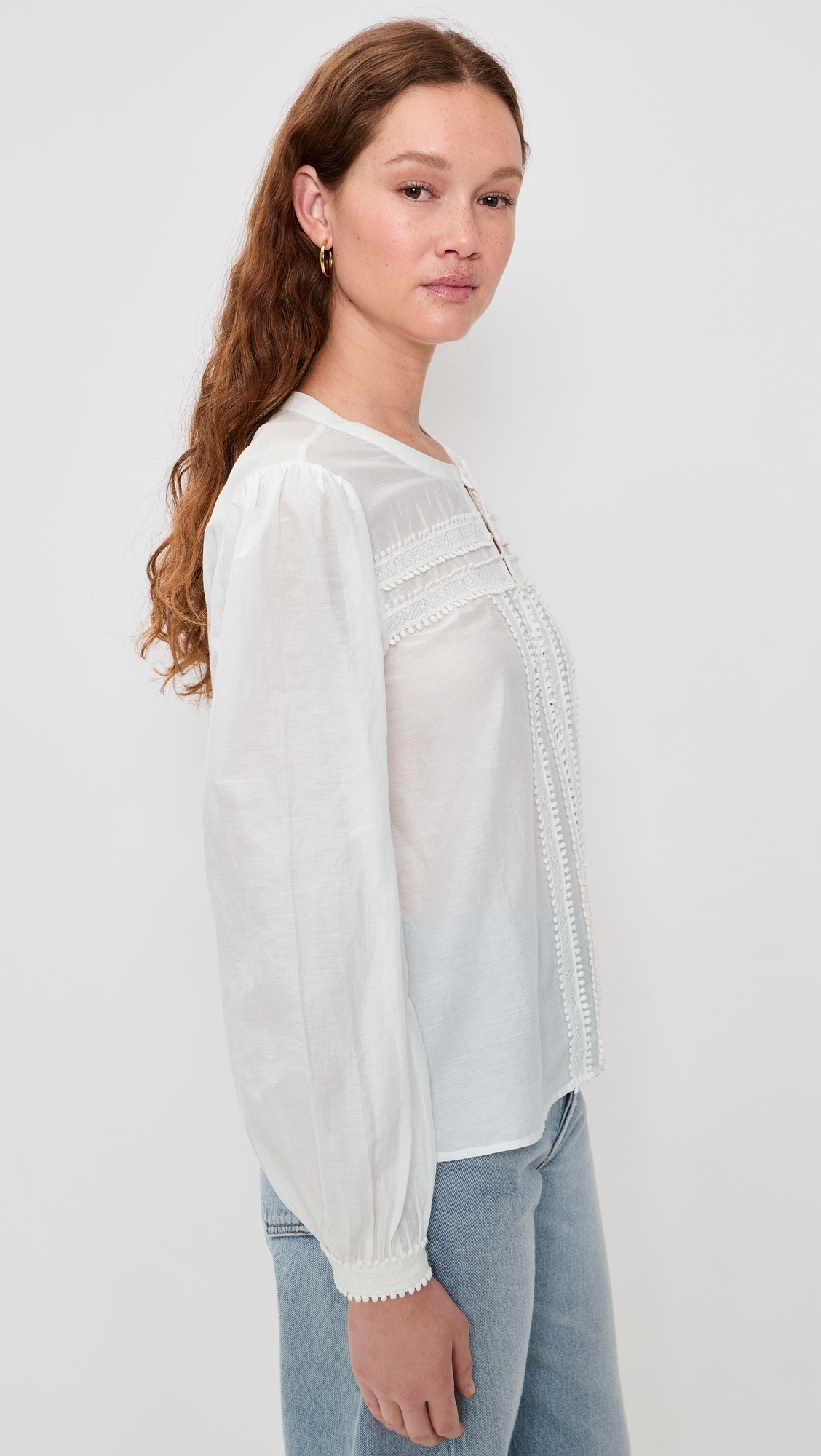 Tate Blouse Ivory