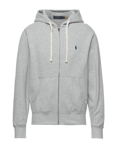 The Rl Fleece Hoodie Man Sweatshirt Light grey