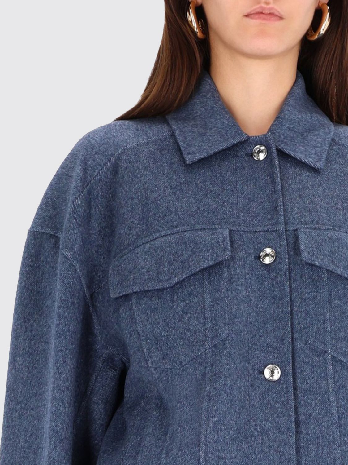 Jacket Woman color Blue