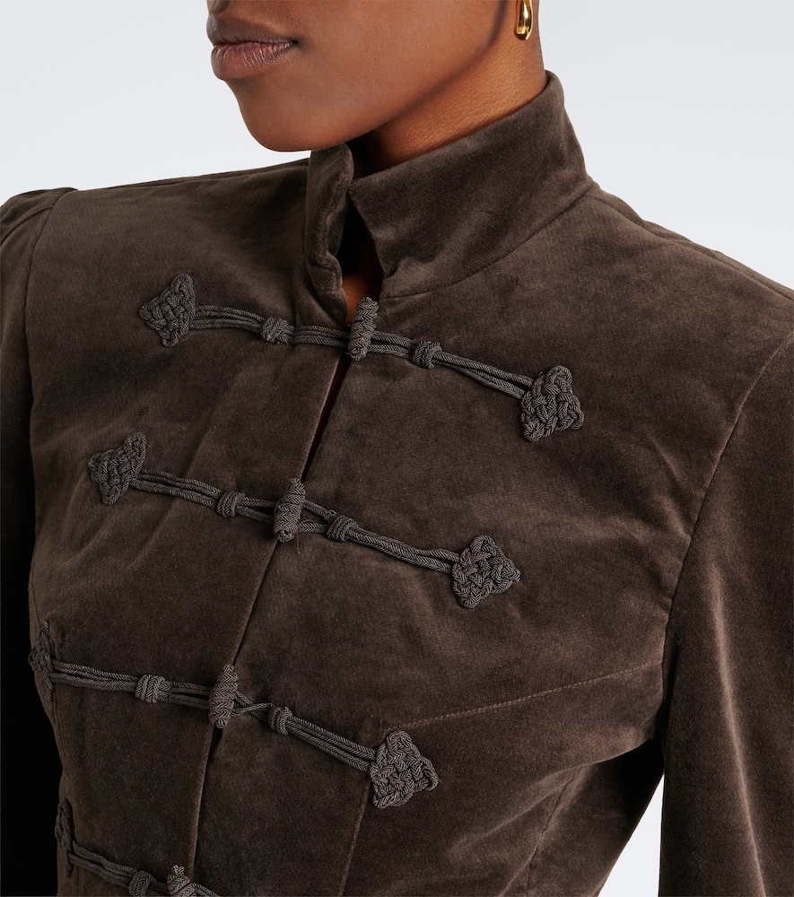 Vega cotton velvet jacket