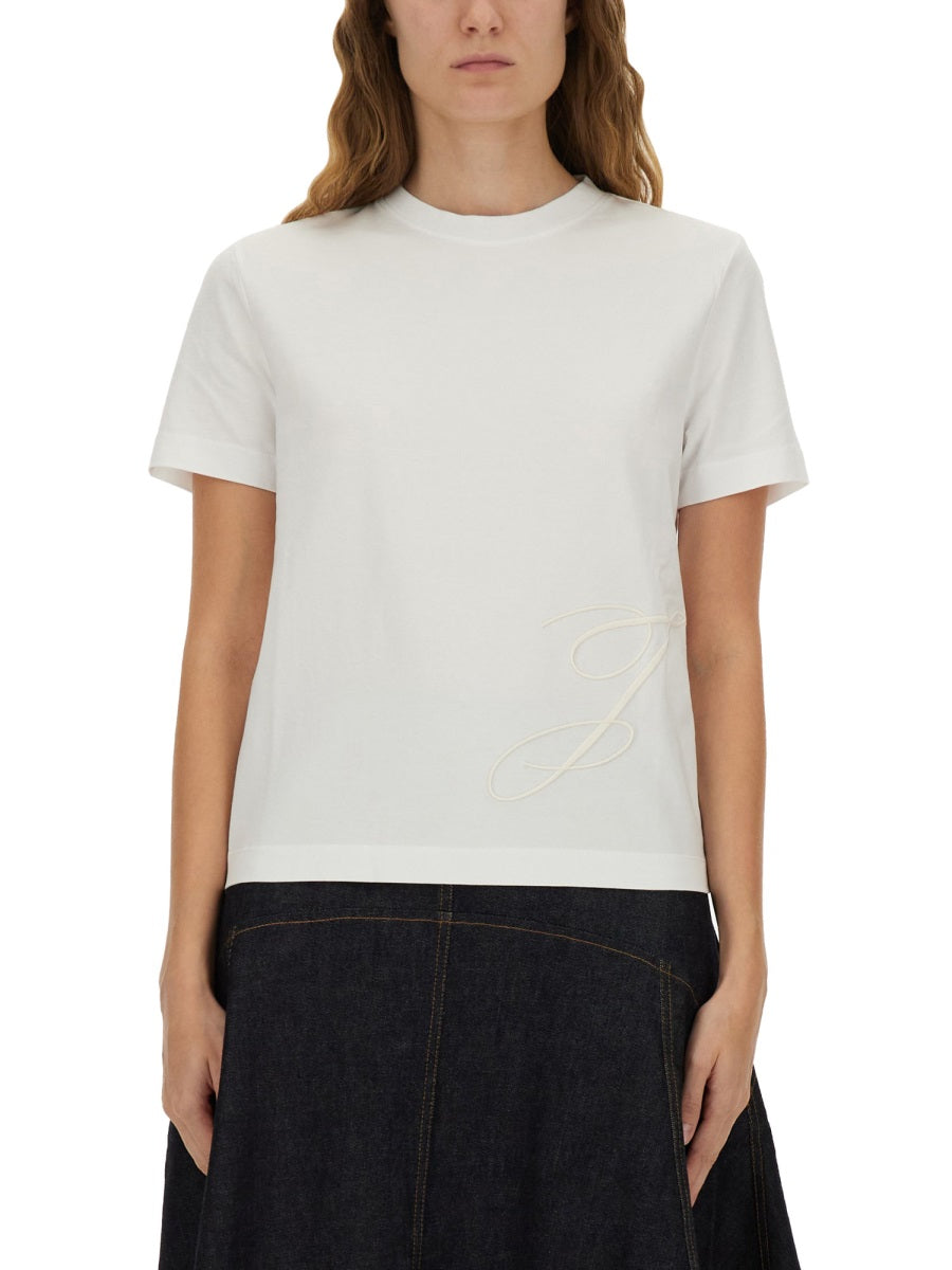 Embroidered 'J' T-Shirt