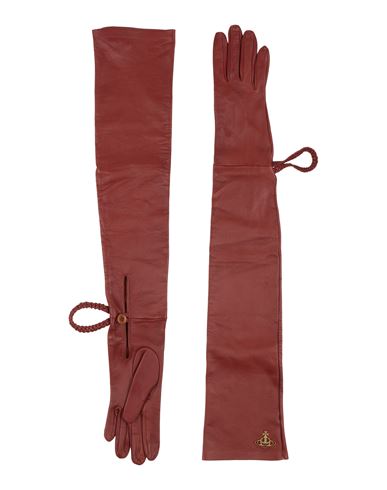 Woman Gloves Tan Size 6.5 Leather