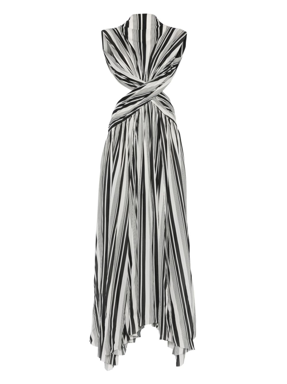 Philosophy Di Lorenzo Serafini striped maxi dress - Neutrals