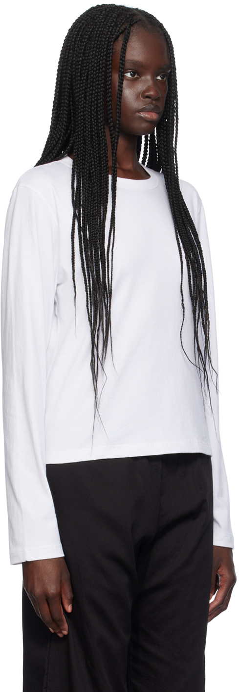 LESET White Margo Long Sleeve T-Shirt
