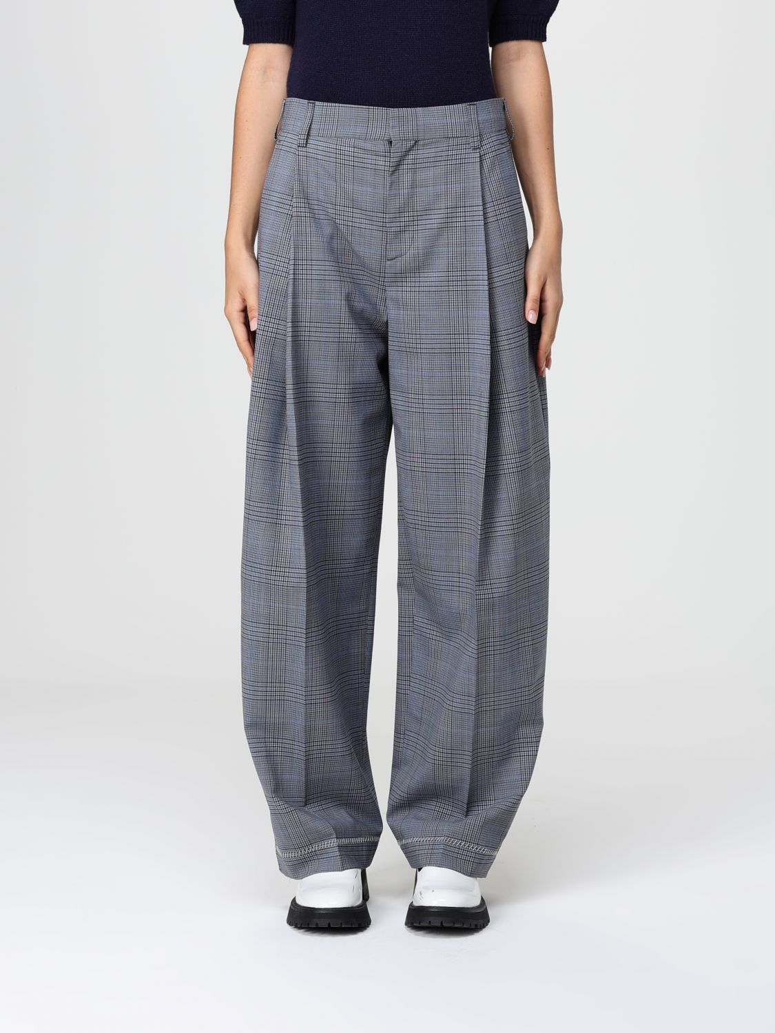 Prince of Wales-check trousers - Neutrals