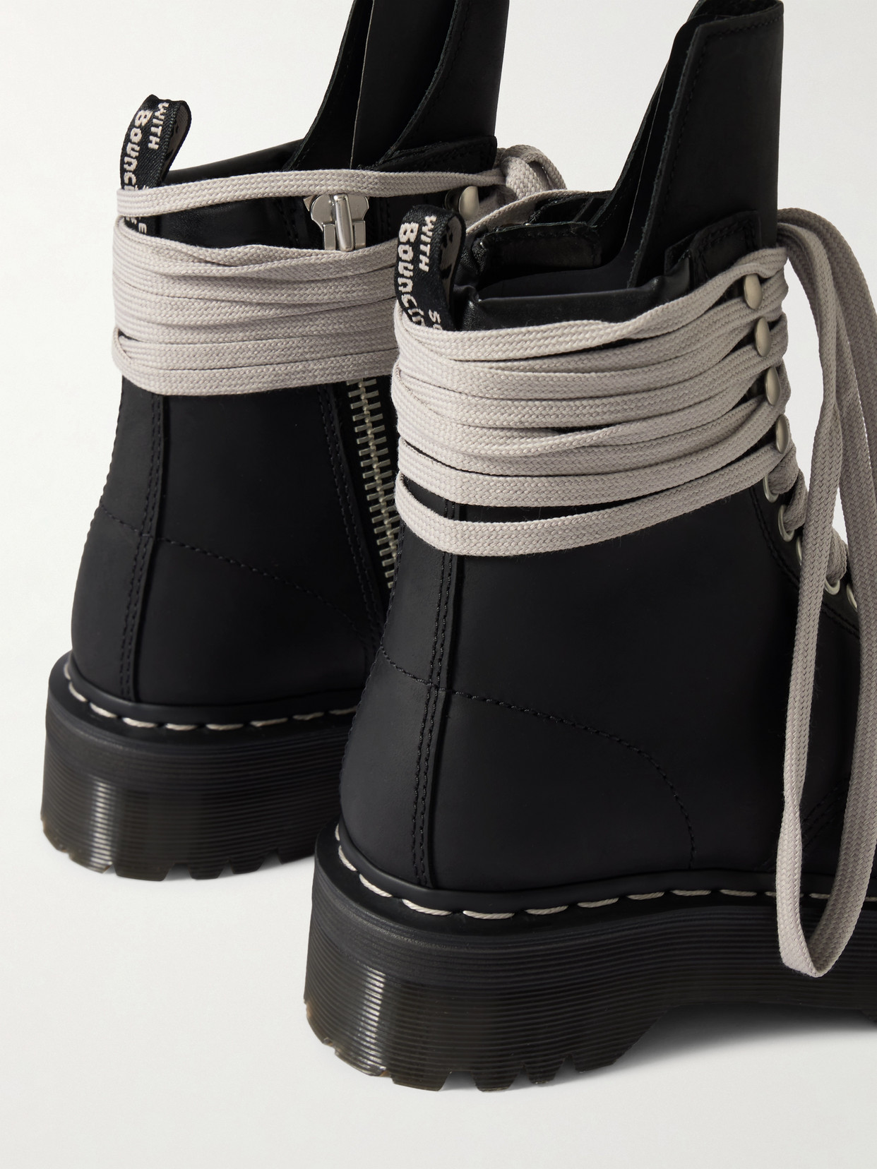 + Dr. Martens 1460 Quad Sole Leather Ankle Boots - Black