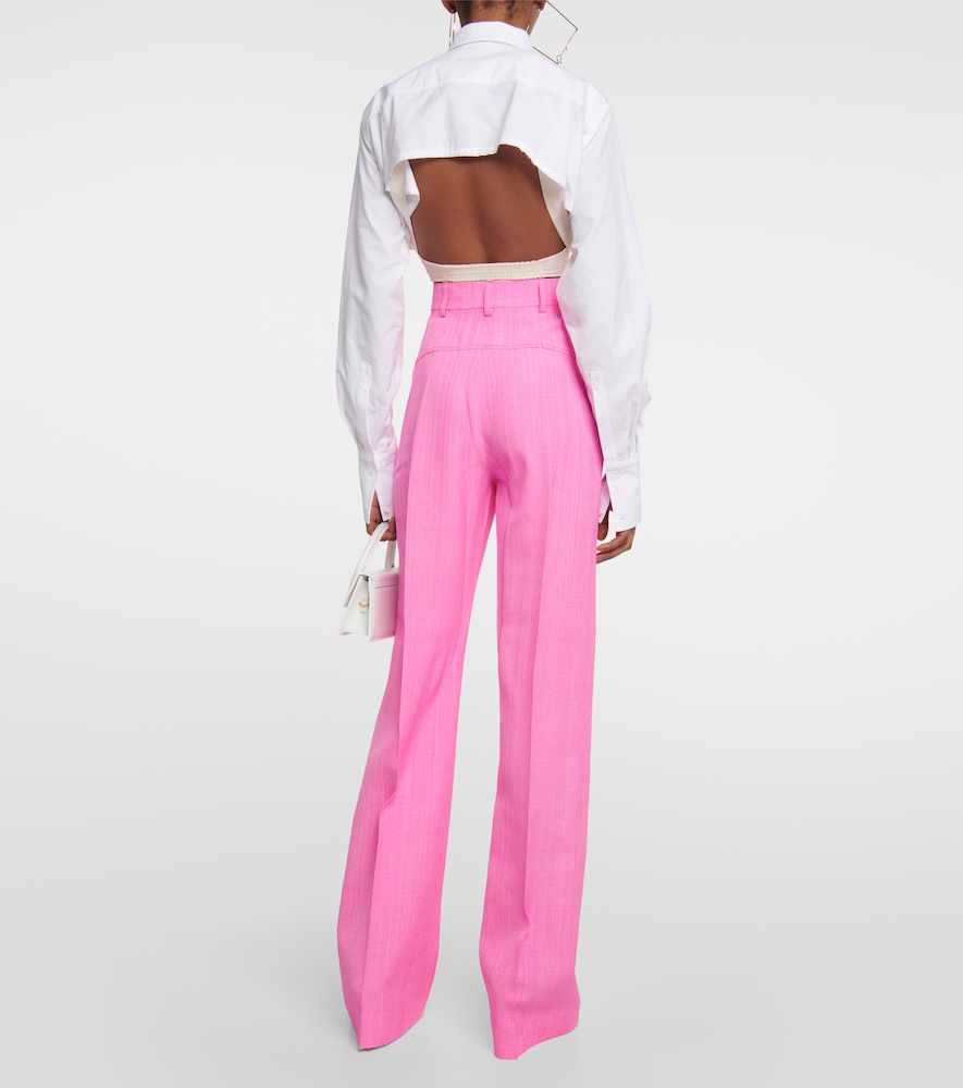 Les Pantalons Sauge high-rise pants
