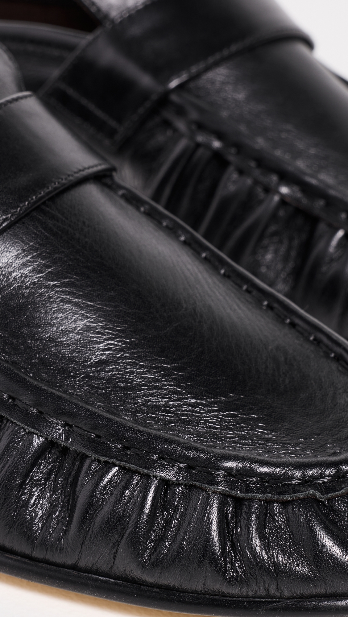 Glacier Loafer Mules Black Venice