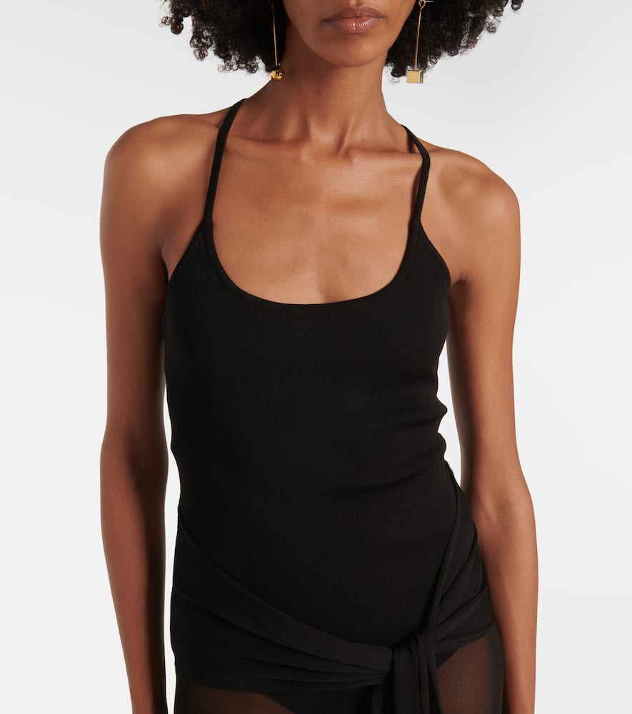 La Robe Maille Nodo embellished gown