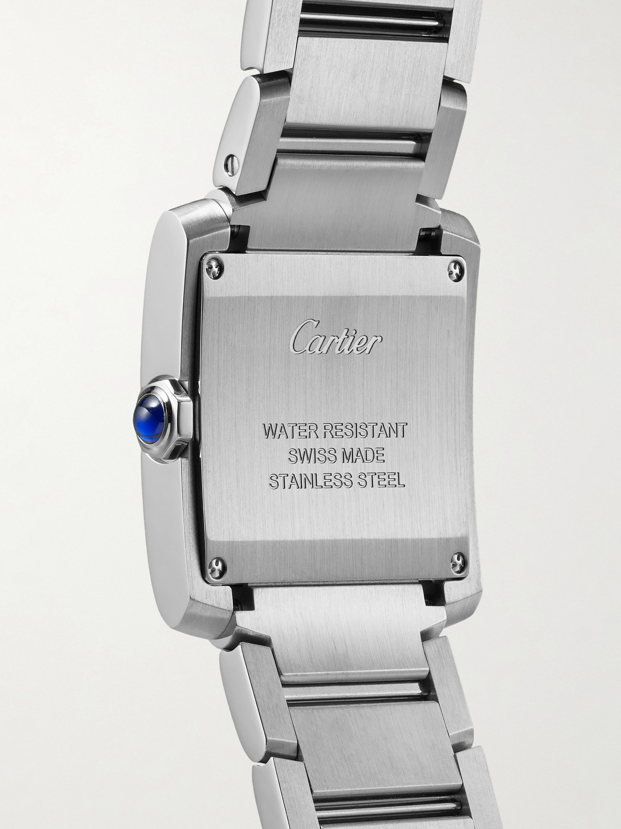 Tank Française 32mm Medium Stainless Steel Watch - Gray