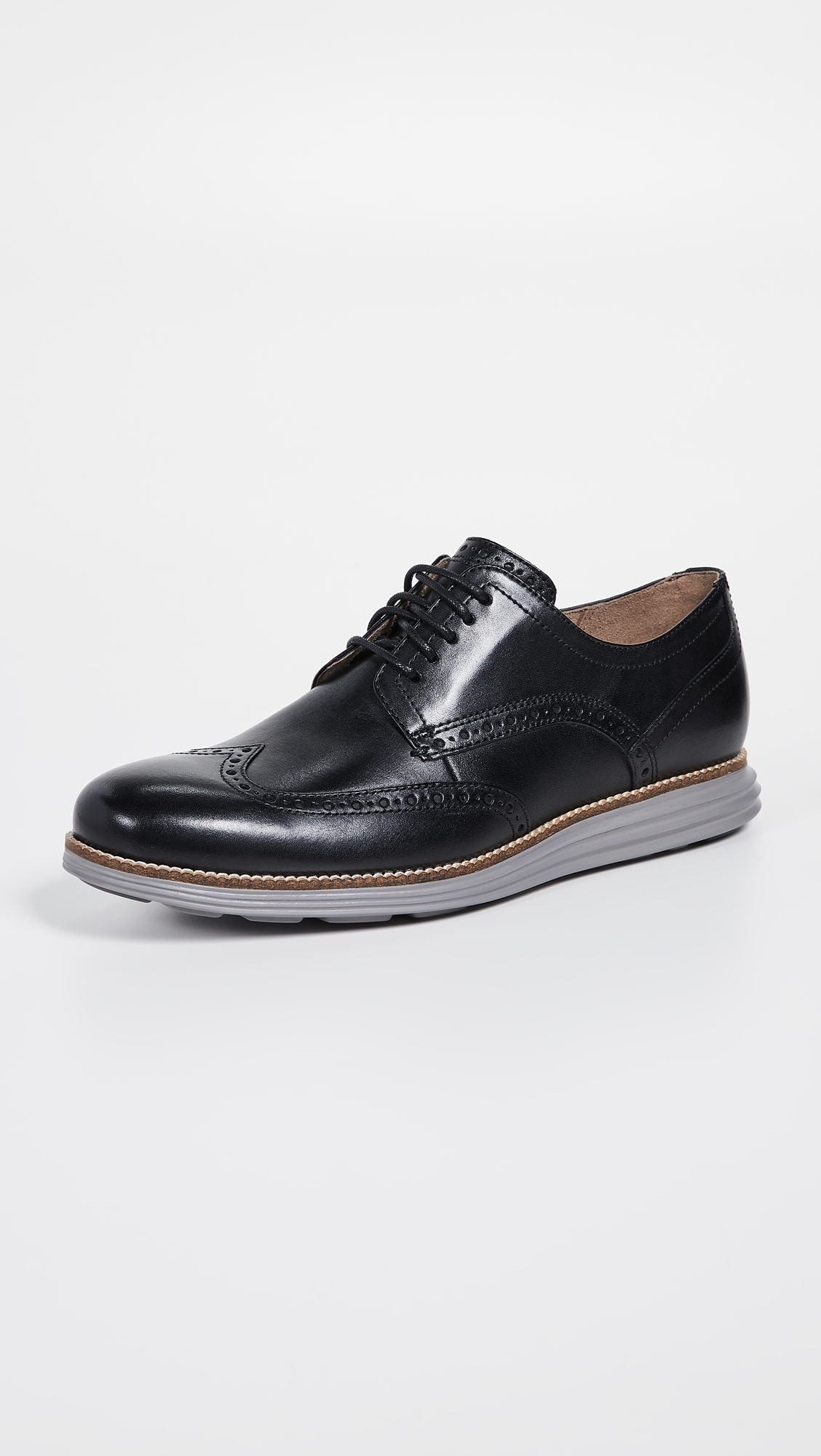 Original Grand Short Wingtip Oxford Black/Ironstone