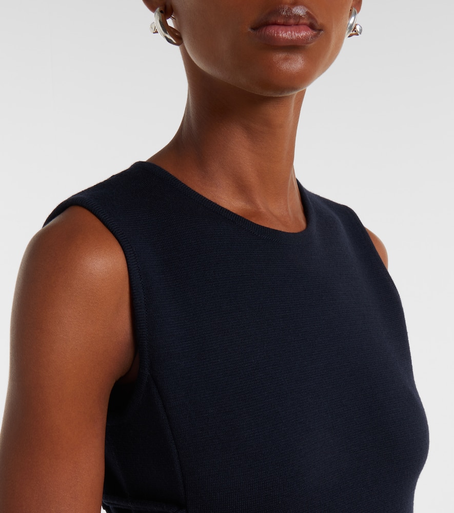 Delfi virgin wool midi dress