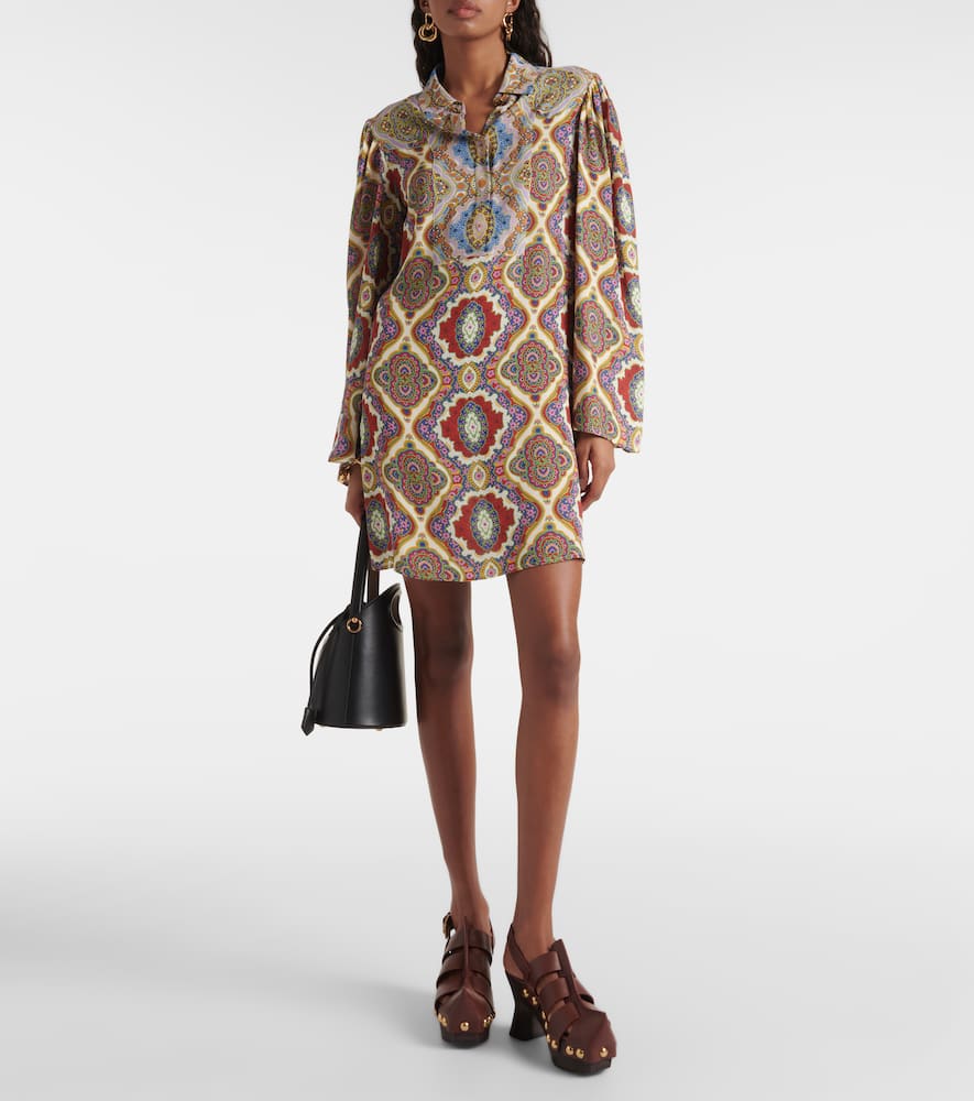 Printed minidress
