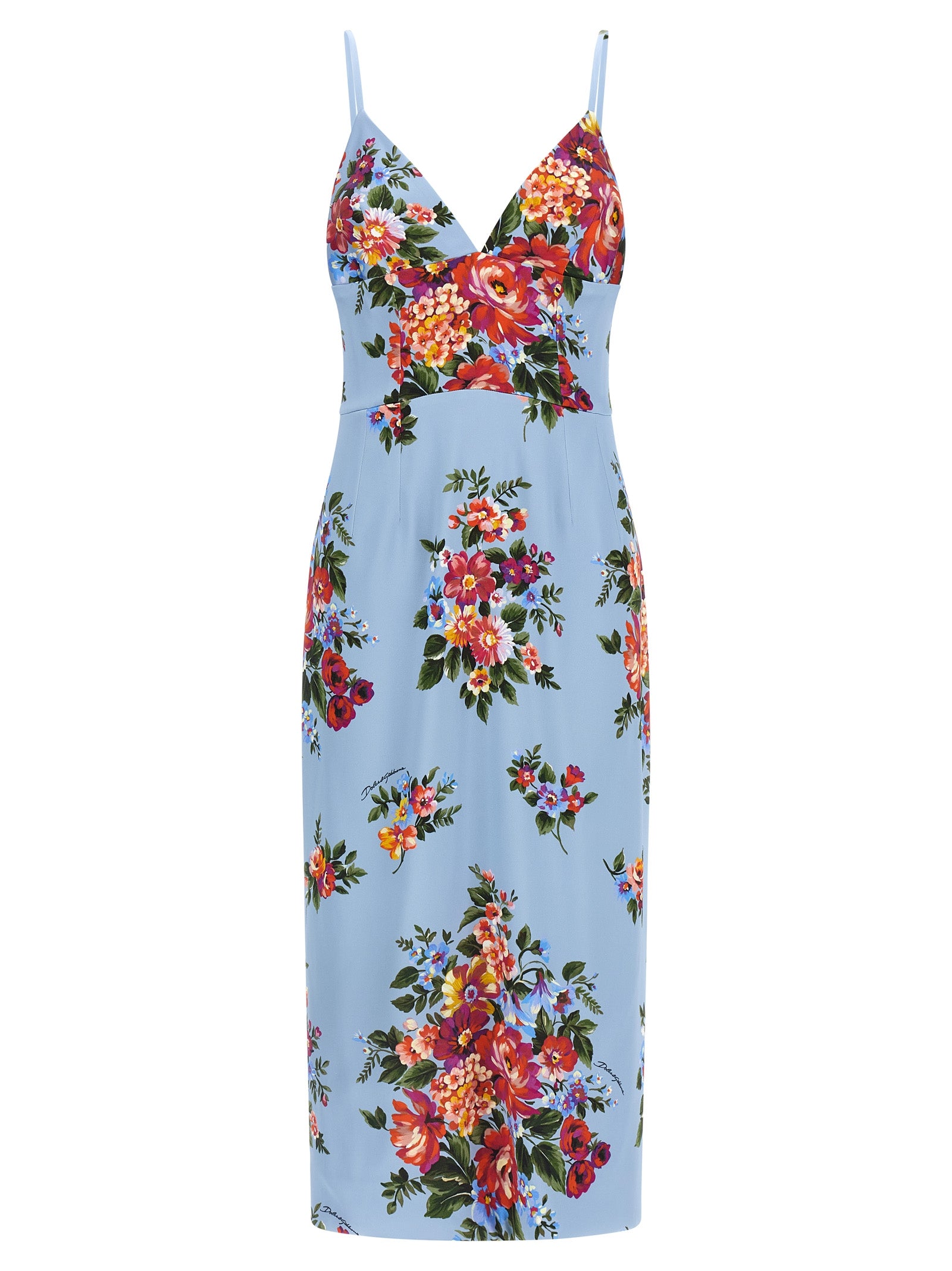 Mazzo di Fiori Dress — Blue