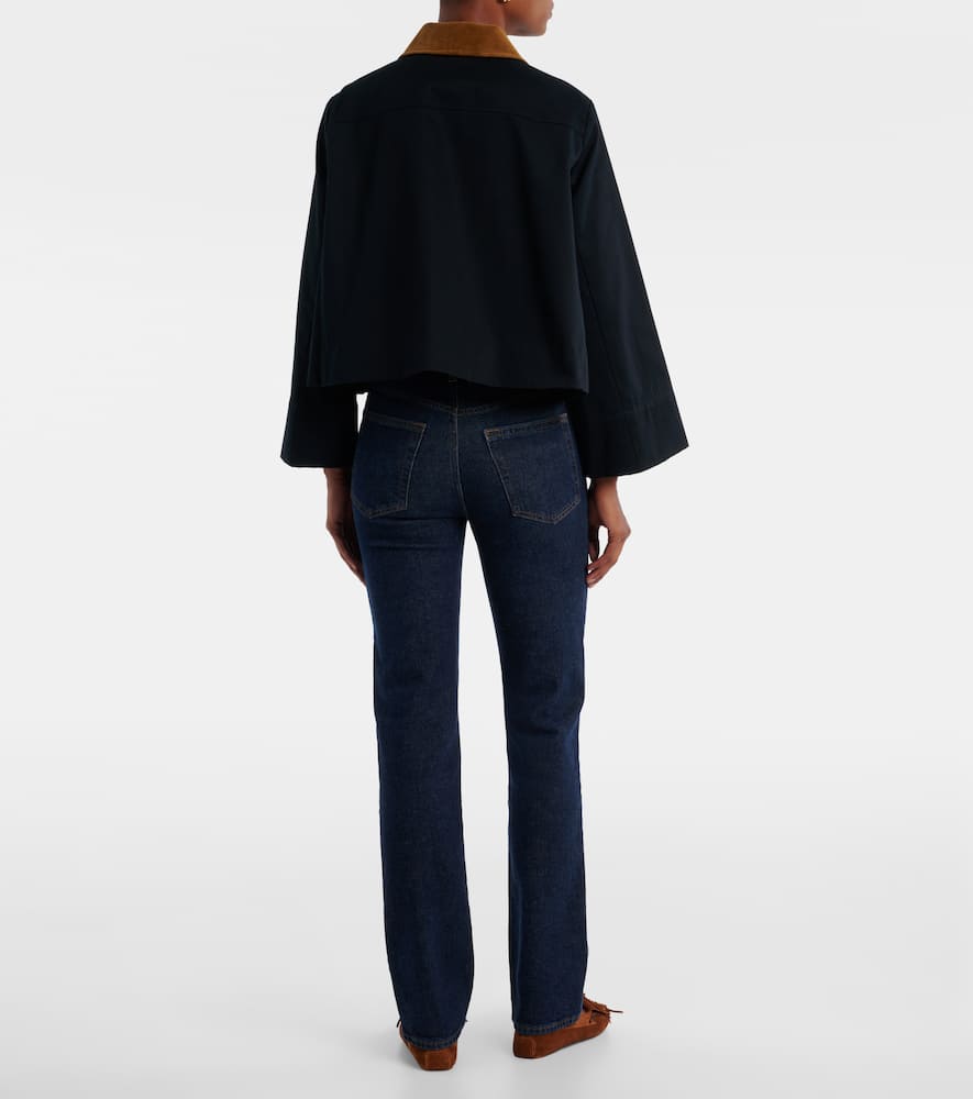 Small cotton trench jacket
