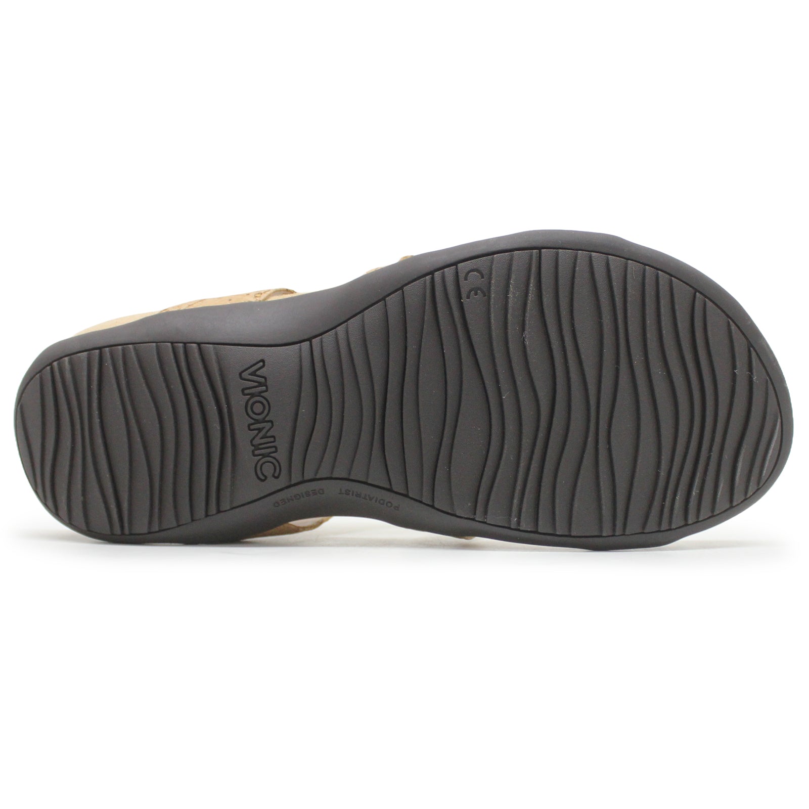 Vionic Rest Amber Synthetic Women's Casual Sandals - Gold Cork