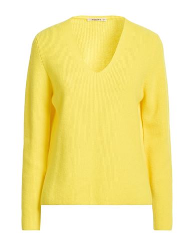 Woman Sweater Yellow Size 6 Cashmere