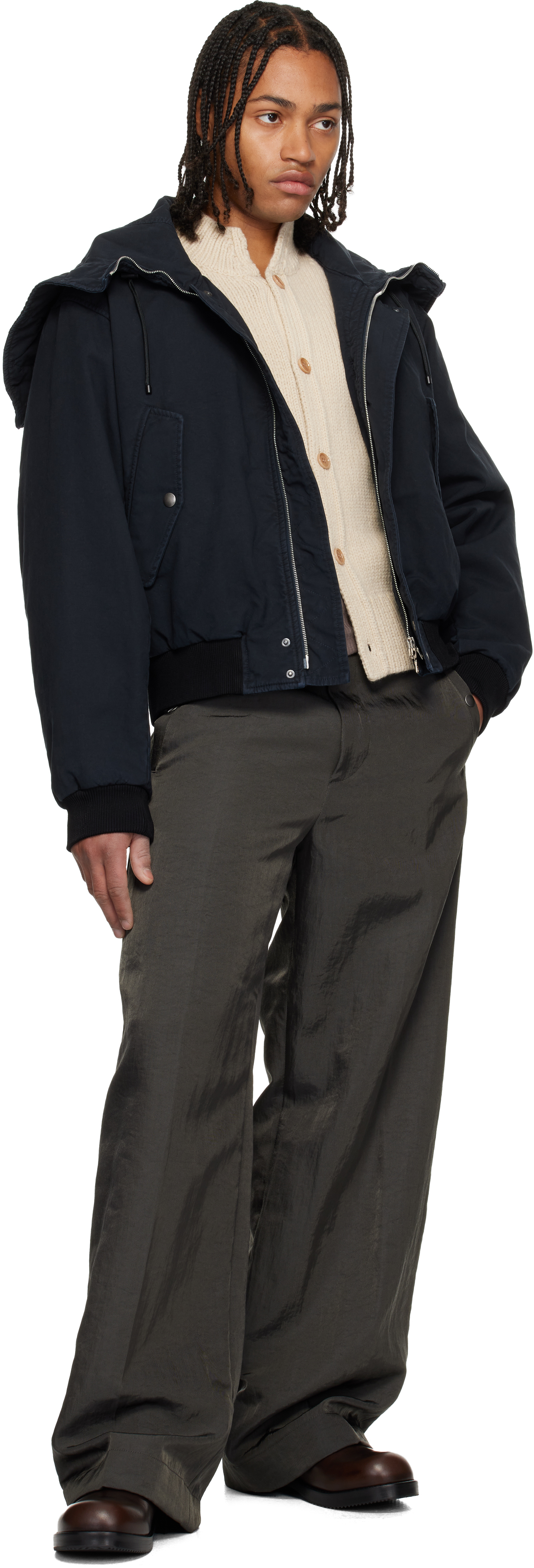 Navy Overdyed Jacket