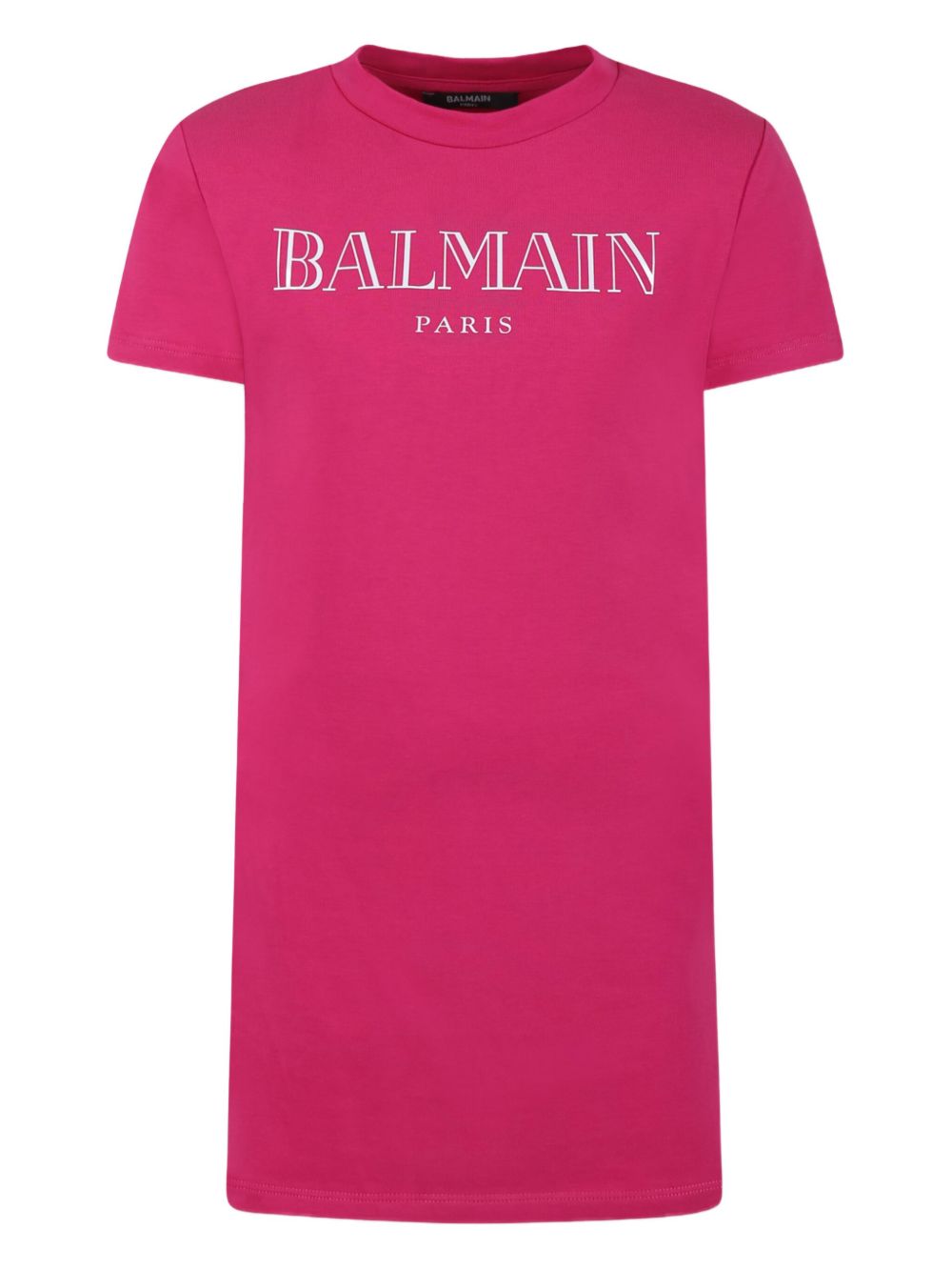 Logo-print T-shirt dress - Pink