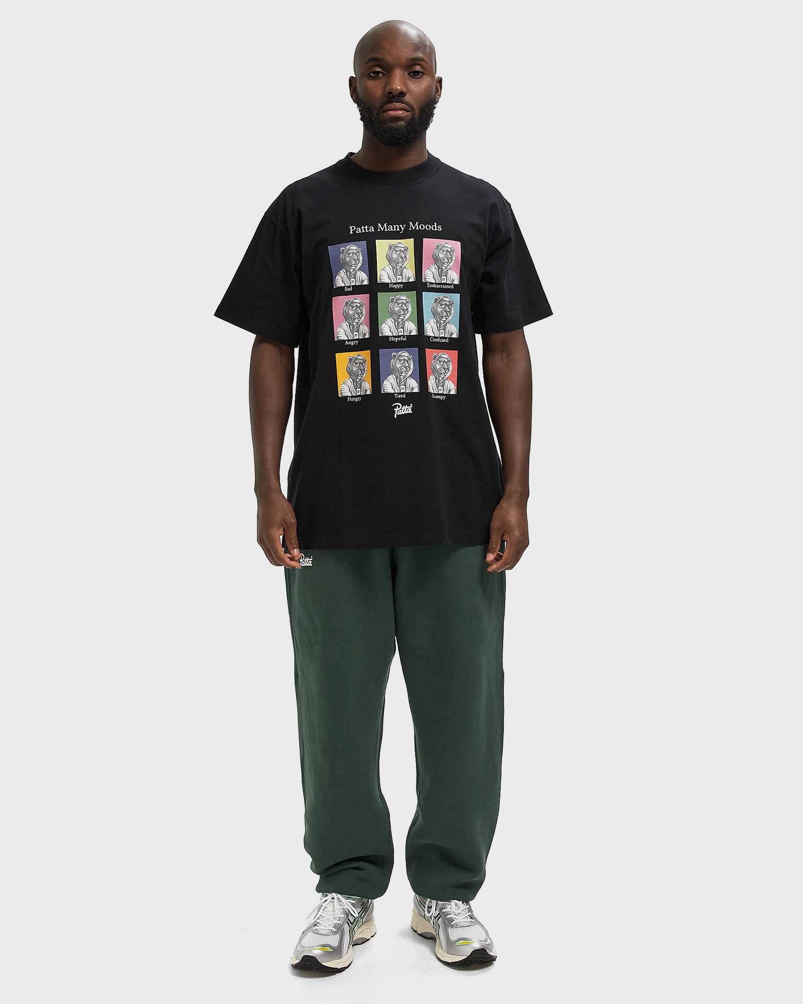 Many Moods Tee black male Shortsleeves now available at BSTN
