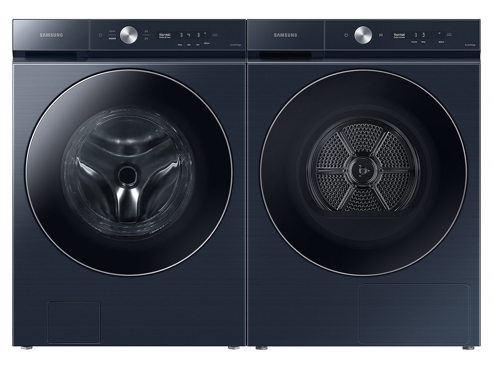 Bespoke 7.8 cu. ft. Ultra Capacity Ventless Hybrid Heat Pump Dryer with AI Optimal Dry in Brushed Navy Blue(DV53BB8900HDA2)