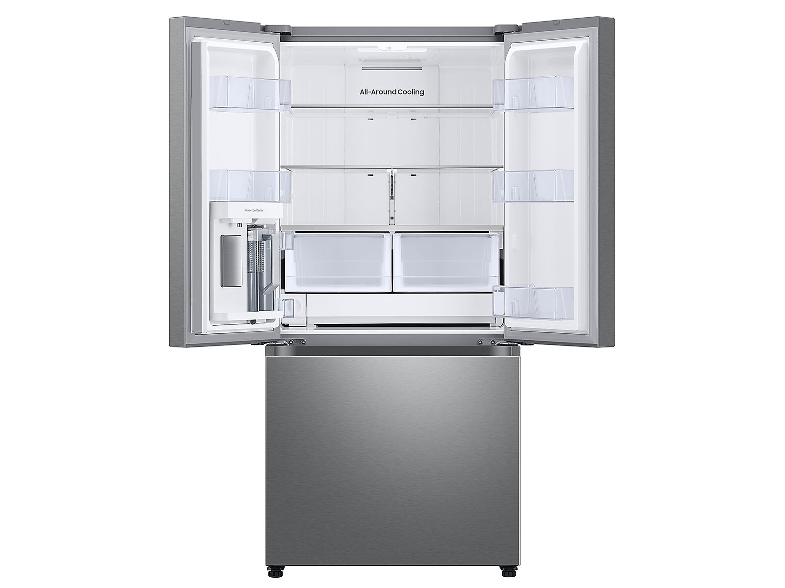 25 cu. ft. 33" 3-Door French Door Refrigerator with Beverage Center™ in Stainless Steel(RF25C5551SR/AA)