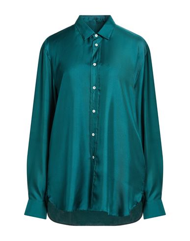 Garments Woman Shirt Deep teal Size XL Silk