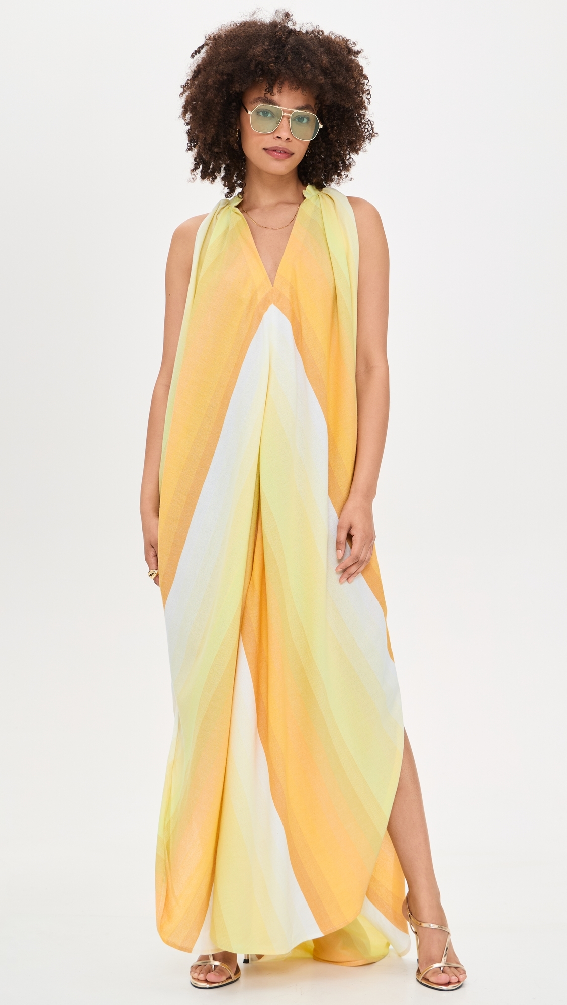 The Halter Dress Stripe