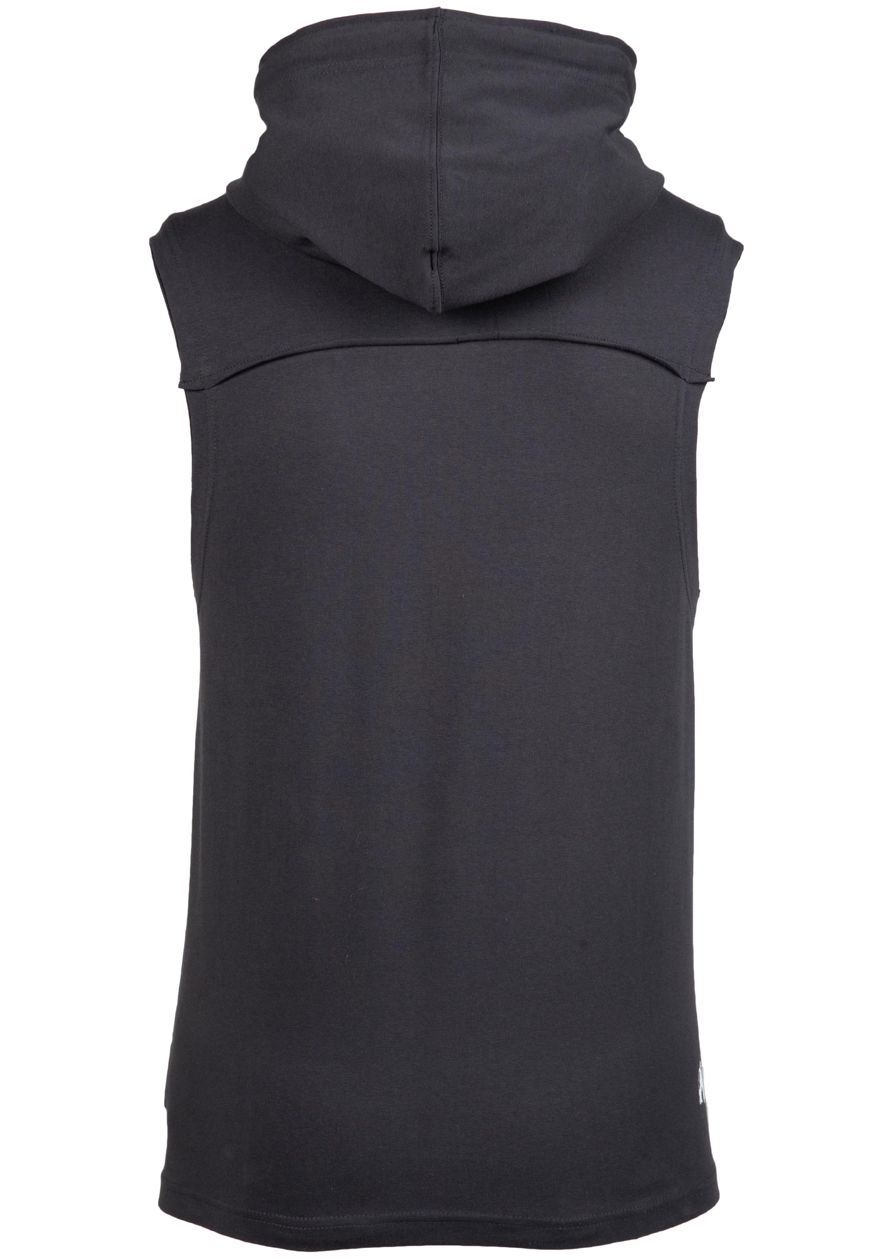 Chico Sleeveless Hooded T-Shirt- Washed Gray