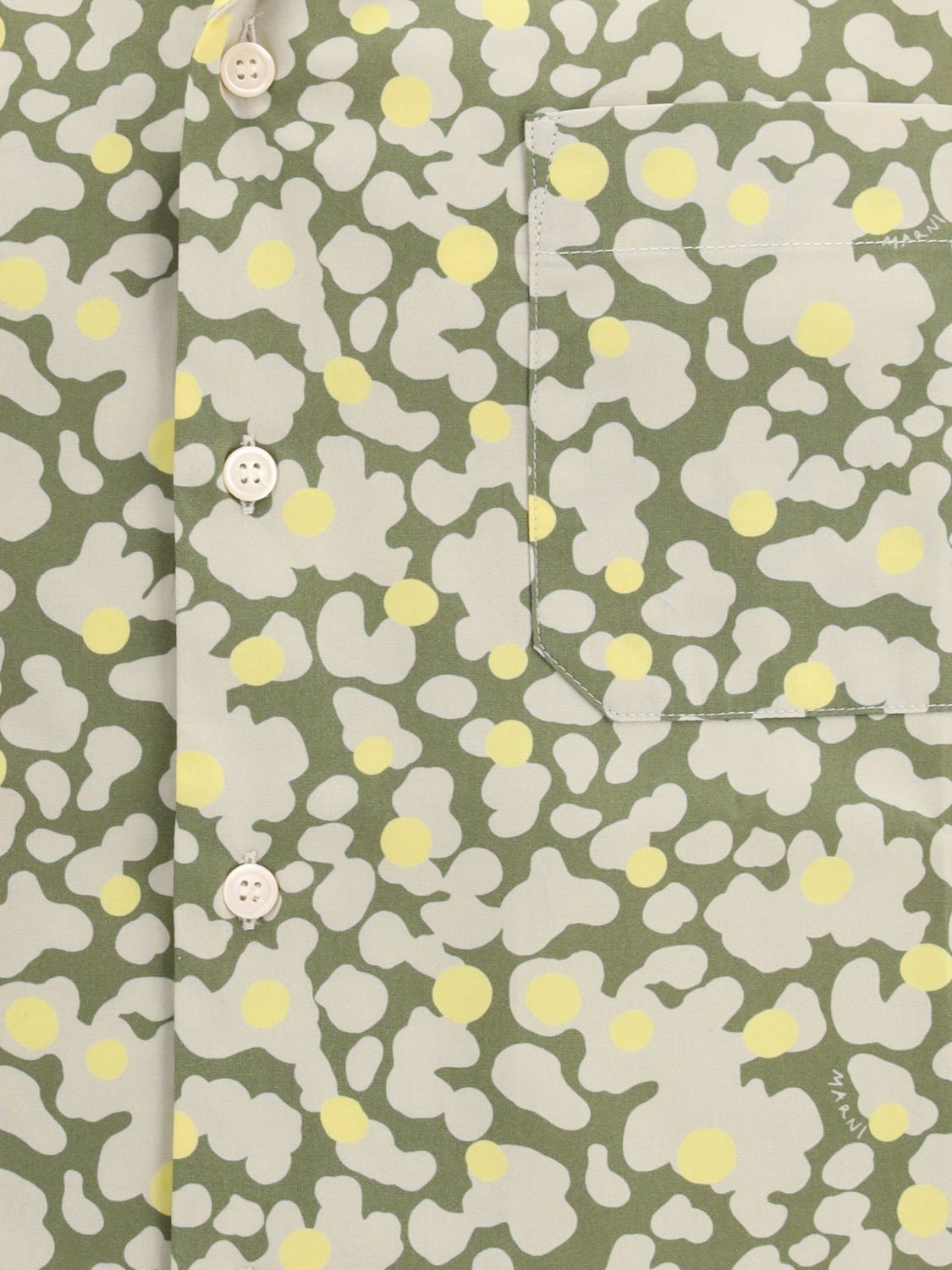 Shirt Men color Moss Green