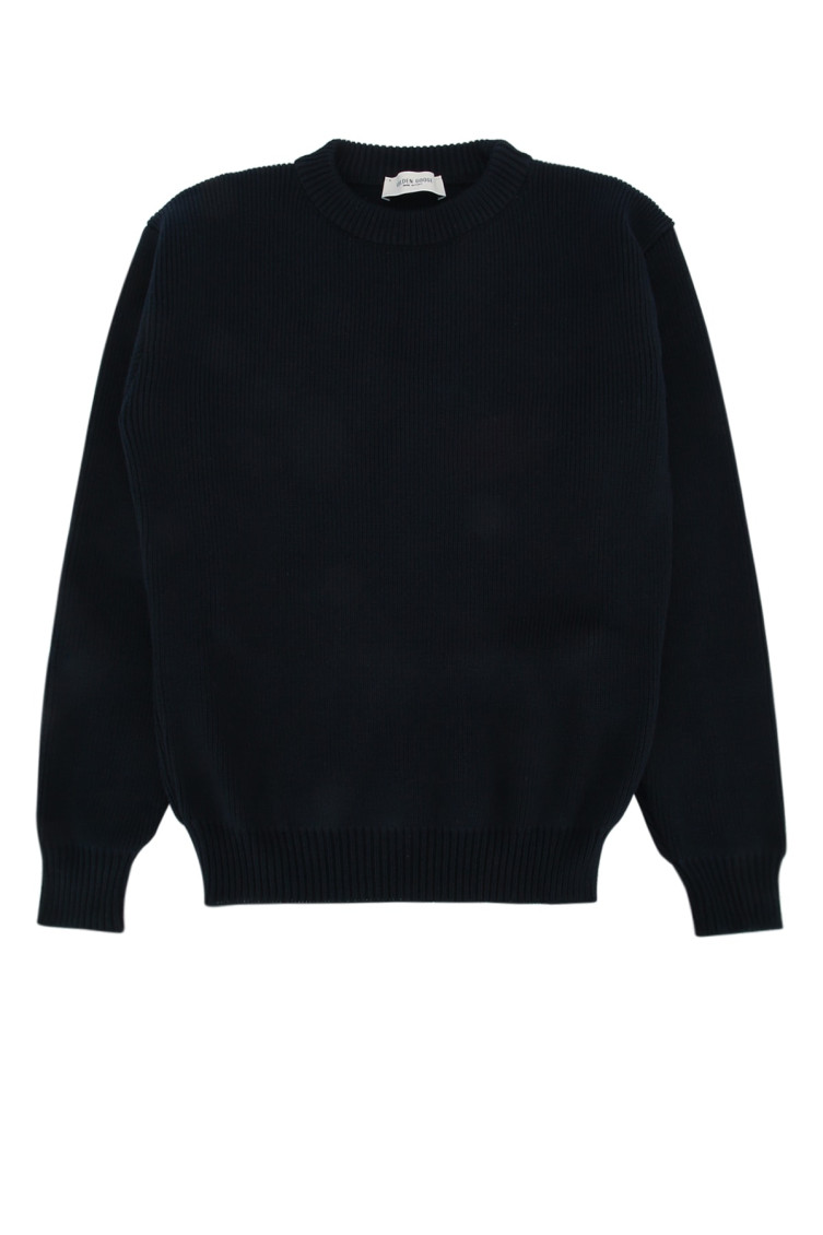 Kids Navy Blue Crew Neck Sweater