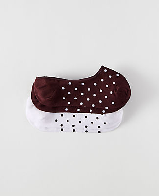 Ann Taylor Polka Dot No Show Sock Set