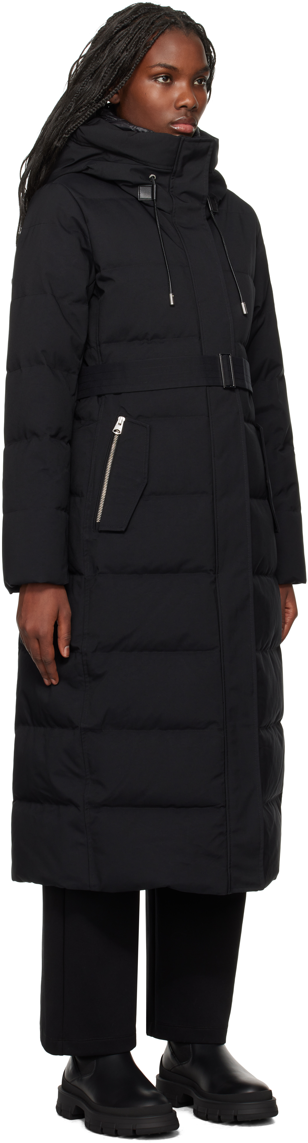 MACKAGE Black Shyla-NF 2-in-1 Down Coat