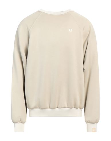 Man Sweatshirt Light grey Size S Polyester, Elastane