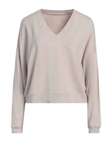 Majestic Filatures Woman Sweatshirt Sand Size 1 Viscose, Elastane