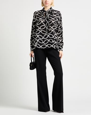 Woman Top Black Size 8 Silk
