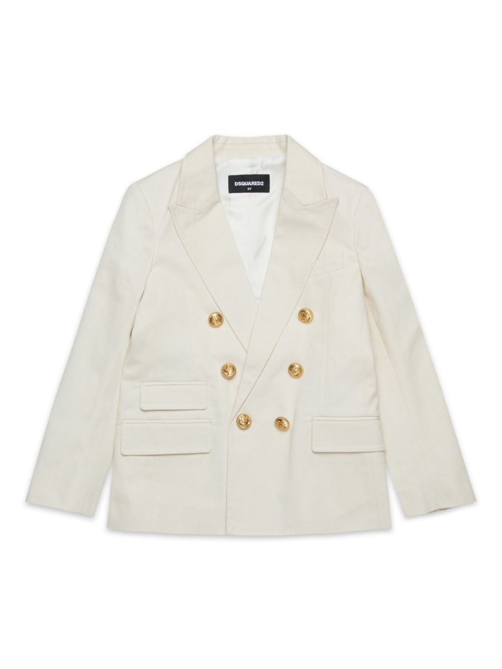 Double-breasted blazer - White