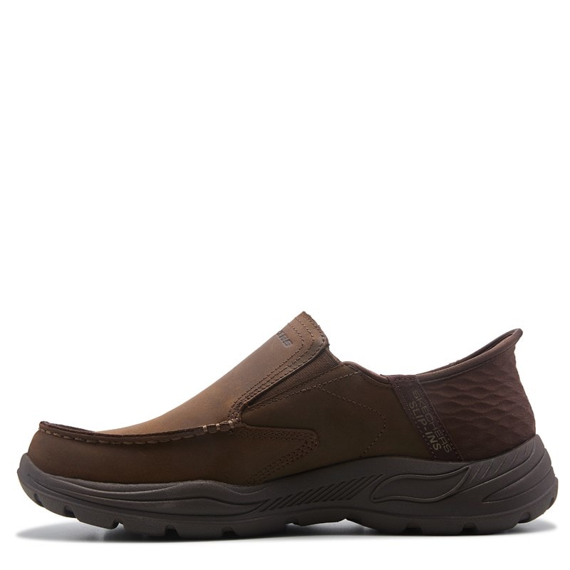 Men's Slip-Ins Arch Fit Motley Leather Slip On Shoes (Cocoa Brown)