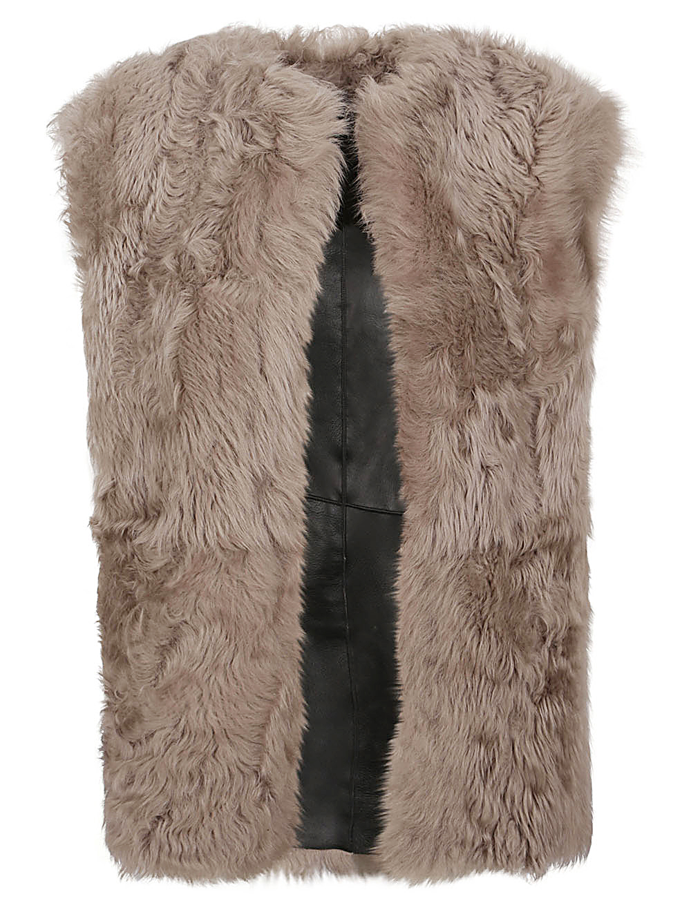 ENES- Sleeveless Fur Coat