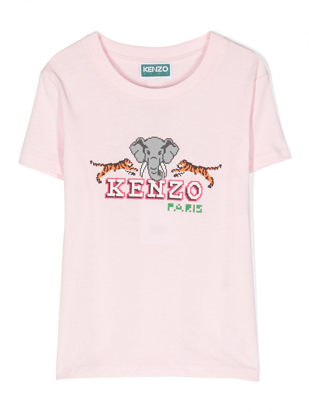 Kenzo Elephant cotton-jersey T-shirt - Pink