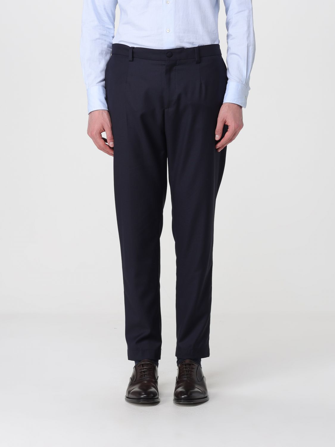 Pants Men color Blue