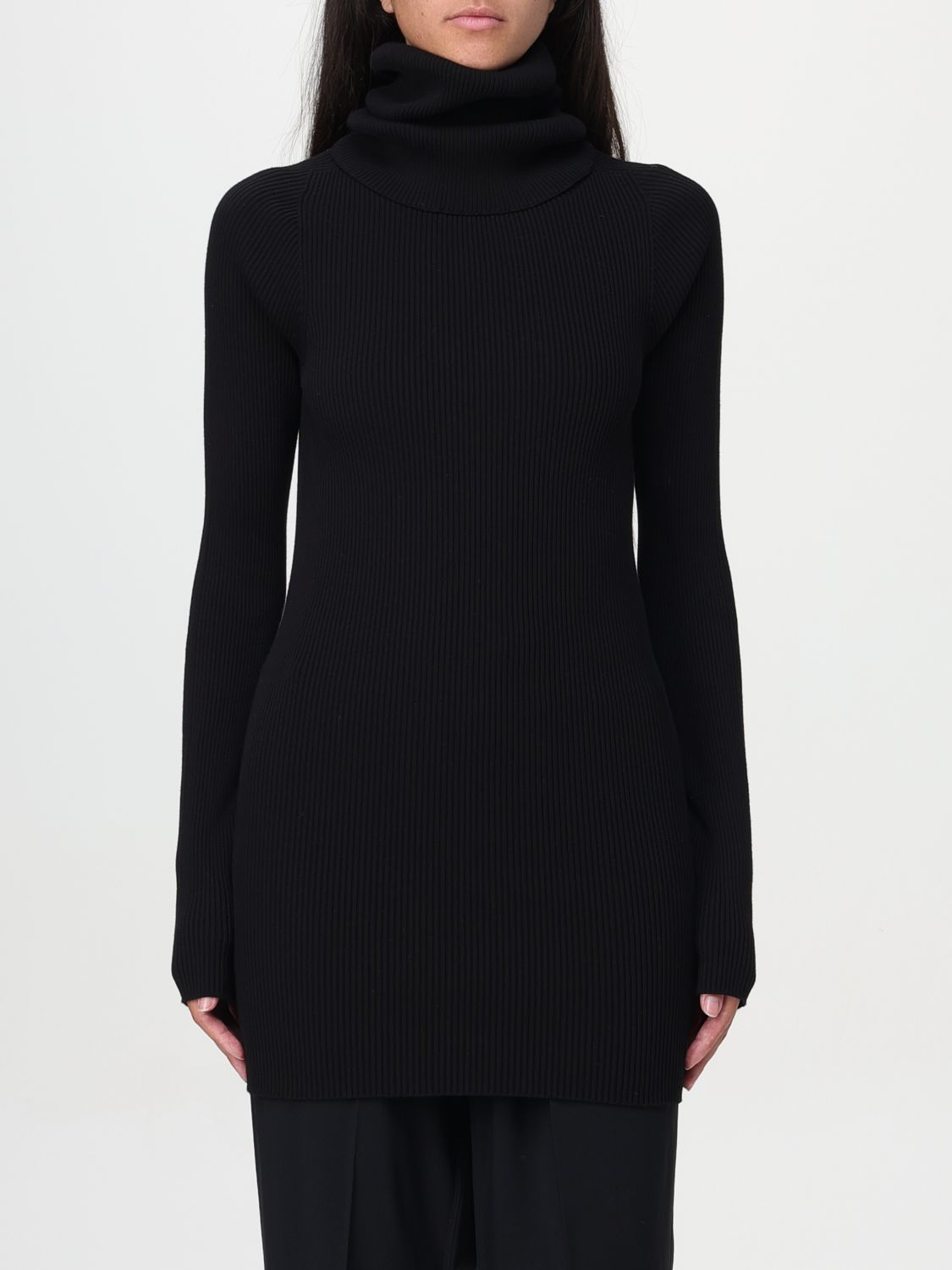 High-neck jumper - Black