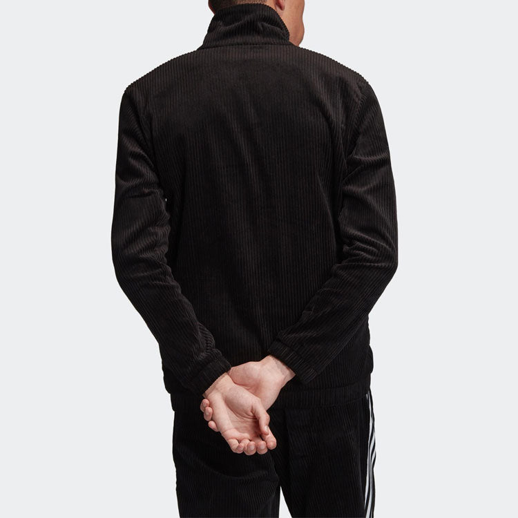 Originals Cord corduroy Zipper Jacket Black