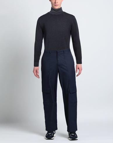 Man Turtleneck Navy Size XXL Virgin Wool
