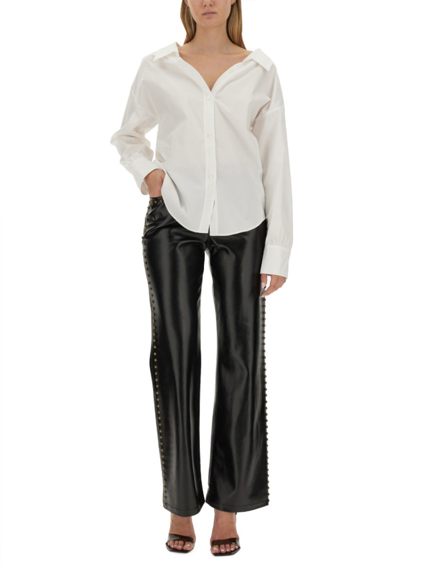 Moschino - studded regular fit pants pocket