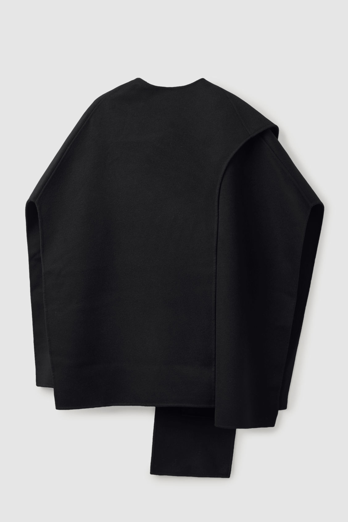 WOOL-BLEND CAPE