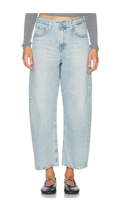 AG Jeans Hattie Barrel Crop in Blue. 26. Also , 24, 25, 27, 28, 29, 30, 31