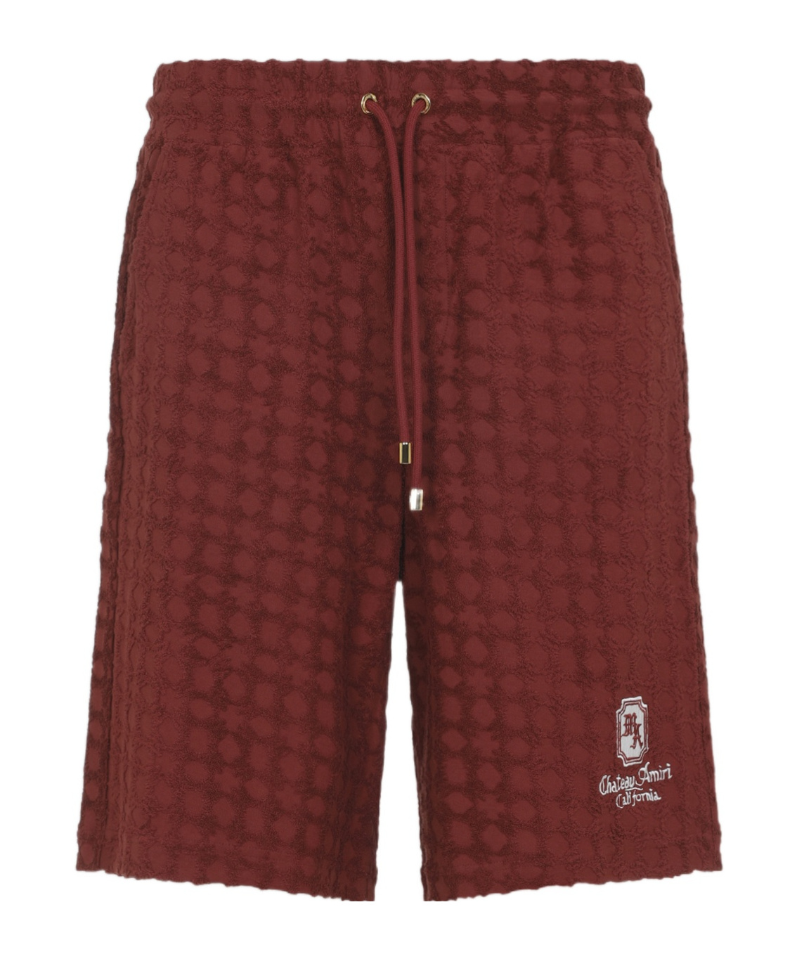 Logo Embroidered Drawstring Shorts